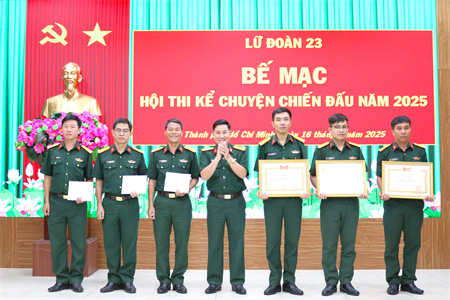 Lữ đoàn 23 phát huy truyền thống qua hội thi Kể chuyện chiến đấu năm 2025