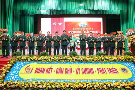 Đảng bộ Sư đoàn 5 tổ chức thành công Đại hội đại biểu Đảng bộ lần thứ XIII, nhiệm kỳ 2025 - 2030