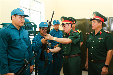 Bộ Tư lệnh Quân khu 7 kiểm tra tình hình thực hiện nhiệm vụ các đơn vị tại Thành phố Hồ Chí Minh