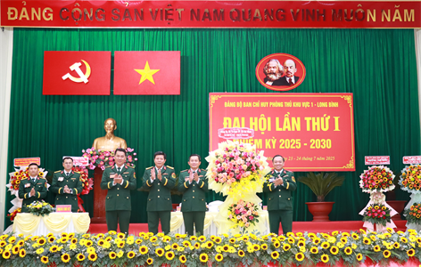 Đảng bộ Ban Chỉ huy Phòng thủ khu vực 1 - Long Bình tổ chức Đại hội lần thứ I, nhiệm kỳ 2025 - 2030