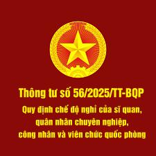 Quy định về nghỉ chuẩn bị hưu của sĩ quan, quân nhân chuyên nghiệp, công nhân và viên chức quốc phòng