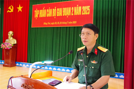 Sư đoàn 309 bế mạc tập huấn cán bộ giai đoạn 2 năm 2025