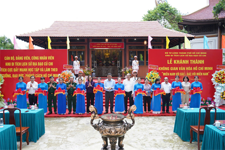 Khu di tích lịch sử Địa đạo Củ Chi khánh thành Không gian văn hóa Hồ Chí Minh