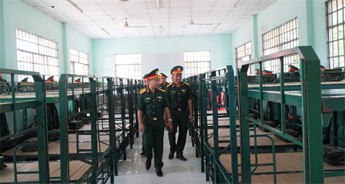 Bộ CHQS tỉnh Tây Ninh kiểm tra các đơn vị trực thuộc