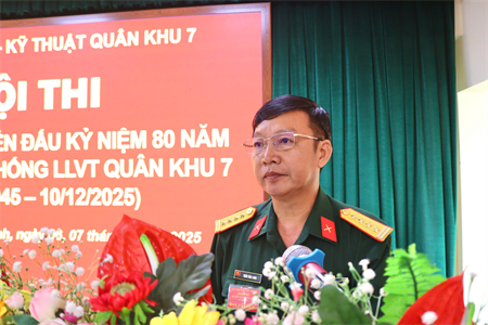 Cục Hậu cần - Kỹ thuật Quân khu khai mạc hội thi Kể chuyện chiến đấu năm 2025