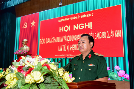 Chuẩn bị chu đáo Đại hội đại biểu Đảng bộ Quân khu 7 lần thứ XI