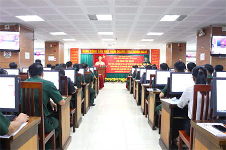 Tổng cục Hậu cần - Kỹ thuật tập huấn khai thác, sử dụng và tạo lập cơ sở dữ liệu ban đầu phần mềm hồ sơ sức khỏe quân nhân