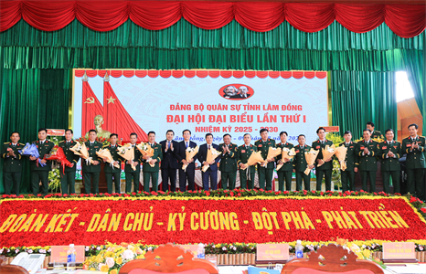 Xây dựng Đảng bộ Quân sự tỉnh Lâm Đồng trong sạch vững mạnh