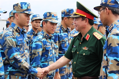 Bộ Quốc phòng kiểm tra sẵn sàng chiến đấu tại Lữ đoàn 171 Vùng 2 Hải quân