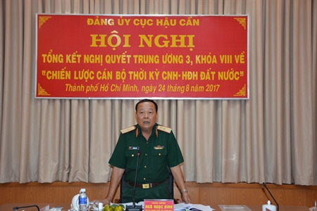 Cục Hậu Cần Quân khu 7 Tổng kết thực hiện Nghị quyết Trung ương 3 khóa VIII