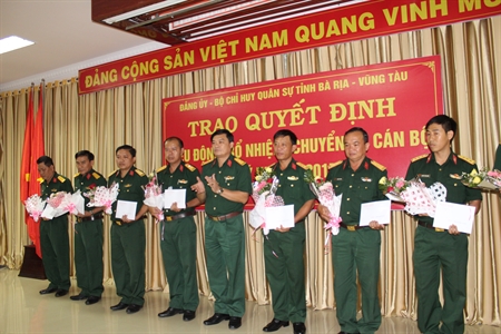 Đảng ủy Quân sự  tỉnh Bà Rịa – Vũng Tàu đánh giá kết quả thực hiện Nghị quyết Trung ương 3 (Khóa VIII)