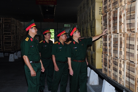 Kho 690 - Cục Quân nhu: Quản lý tốt, cung cấp đủ