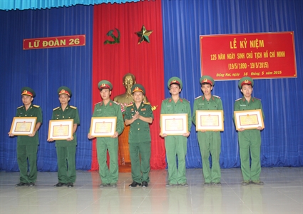 Lữ đoàn 26: 
Phát huy vai trò công tác Đảng, công tác chính trị trong rèn luyện kỷ luật