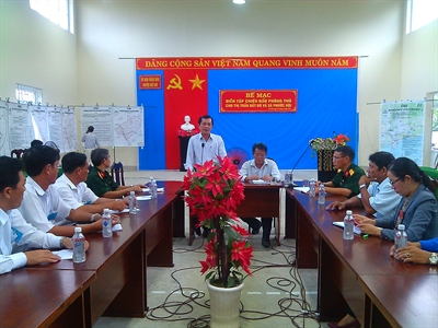 Huyện Đất Đỏ (Bà Rịa – Vũng Tàu): Diễn tập chiến đấu phòng thủ