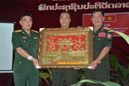 Sư đoàn 3, Quân đội nhân dân Lào kỷ niệm 55 năm Ngày thiết lập quan hệ ngoại giao Việt Nam - Lào (5/9/1962 - 5/9/2017)