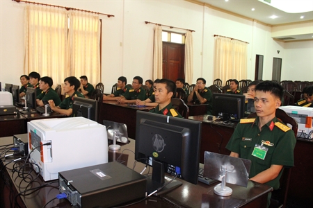 Khai mạc Hội thi kỹ thuật mật mã Quân khu 7.