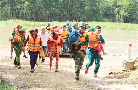 LLVT tỉnh Bình Thuận chủ động phòng chống lũ, lụt