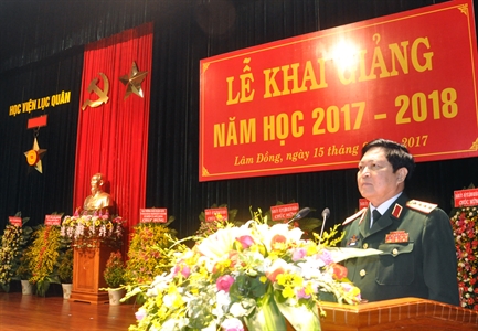 Học viện Lục quân Khai giảng năm học mới 2017 - 2018