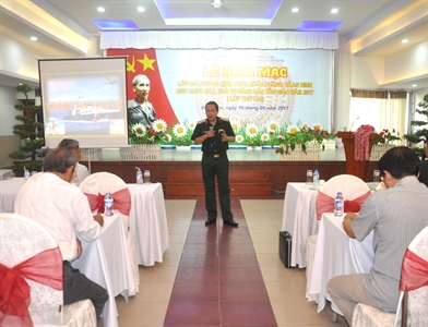 ​Trung tướng Phạm Văn Dỹ thông tin thời sự tại tỉnh Đồng Nai