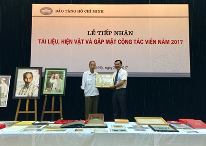 Bảo tàng Hồ Chí Minh tiếp nhận nhiều tài liệu, hiện vật mới