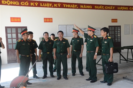 Tổng cục Kỹ thuật kiểm tra công tác Kỹ thuật tại Sư đoàn 5
