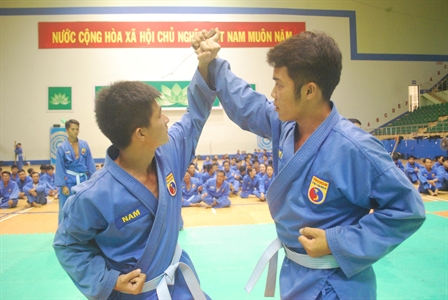 Bộ chỉ huy quân sự tỉnh Đồng Nai tổ chức bế mạc lớp tập huấn võ thuật năm 2017