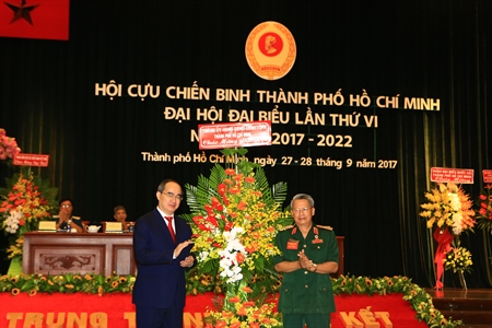 Đại hội đại biểu Hội Cựu chiến binh thành phố Hồ Chí Minh lần thứ VI nhiệm kỳ 2017 -2022.
