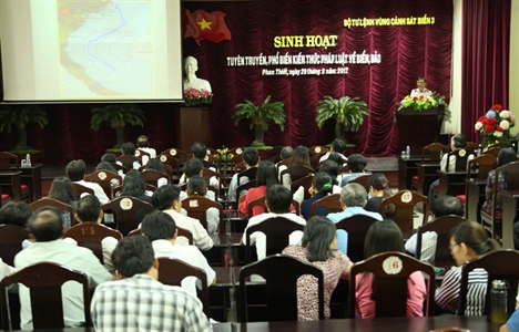 Bình Thuận: Tổ chức tuyên truyền, phổ biến kiến thức pháp luật về biển, đảo