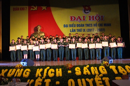 Bộ Tư lệnh Quân khu 7 tuyên dương 60 gương cán bộ, đoàn viên tiêu biểu