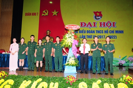 Khai mạc Đại hội Đại biểu Đoàn Thanh niên Cộng sản Hồ Chí Minh Lực lượng vũ trang Quân khu 7 lần thứ IX (2017 - 2022)