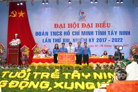 Đại hội Đại biểu Đoàn TNCS Hồ Chí Minh tỉnh Tây Ninh lần thứ XIII, nhiệm kỳ 2017 – 2022.