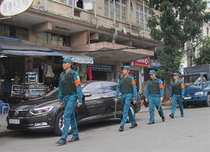 Thành phố Hồ Chí Minh: Gần 114.000 lượt dân quân tham gia điều tiết giao thông.