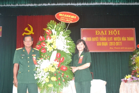 LLVT huyện Hòa Thành, tỉnh Tây Ninh: Đại hội thi đua quyết thắng giai đoạn 2012 – 2017