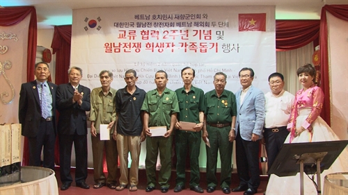 Hội cựu chiến binh thành phố Hồ Chí Minh giao lưu gặp mặt Hội cựu chiến binh Hàn Quốc tại Việt Nam