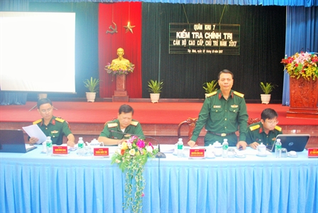 Sư đoàn 5 và Bộ CHQS Tây Ninh: Kiểm tra chính trị năm 2017