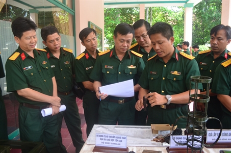 Cục Kỹ thuật Quân khu 7 xét công nhận sáng kiến Ngành Kỹ thuật Quân khu năm 2017