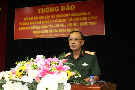 Đảng ủy Quân khu 7 thông báo kết quả Hội nghị lần thứ 6 Ban Chấp hành Trung ương Đảng khóa XII.