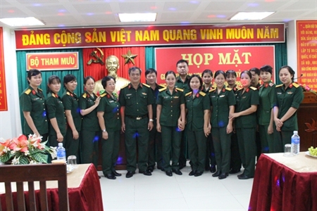 Hội Phụ nữ Bộ Tham mưu giao lưu văn nghệ kỷ niệm 87 năm ngày thành lập Hội LHPN Việt Nam