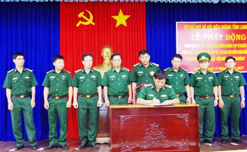 Bộ đội Biên phòng tỉnh Long An: phát động phong trào thi đua “BĐBP chung tay vì người nghèo, không để ai bị bỏ lại phía sau”