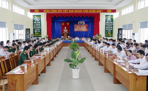 Huyện Cần Giuộc (Long An): Phối hợp thực hiện nhiệm vụ quốc phòng - quân sự địa phương