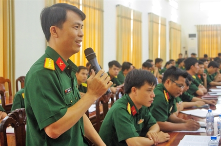 Sư đoàn 5 quan tâm xây dựng đội ngũ cán bộ trẻ
