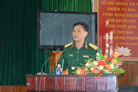 Bộ CHQS tỉnh Lâm Đồng: Khai giảng lớp học tiếng Anh