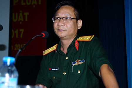 Trường Trung cấp Quân y 2: Nói chuyện chuyên đề pháp luật