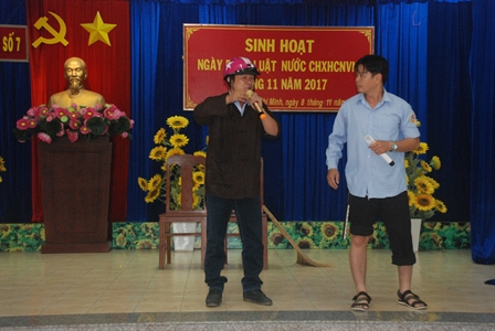 Trường Cao đẳng nghề số 7 sinh hoạt ngày pháp luật tháng 11 năm 2017