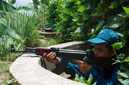 Long An: 100% chốt dân quân thường trực biên giới đáp ứng yêu cầu nhiệm vụ
