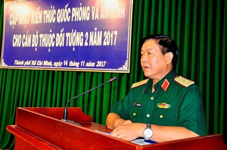 Thành phố Hồ Chí Minh:  Cập nhật kiến thức quốc phòng - an ninh cho đối tượng 2