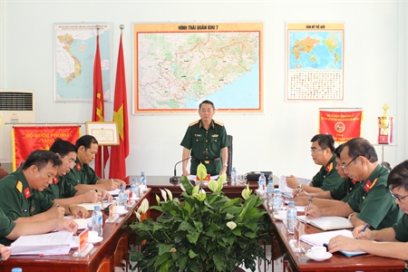 Quân khu 7 kiểm tra công tác quân sự, quốc phòng năm 2017 tại Lữ đoàn Tăng Thiết giáp 26