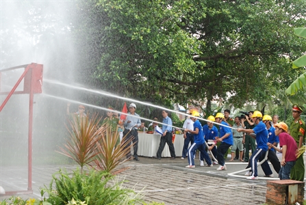 Cụm thi đua 10 - Khối tự vệ doanh nghiệp TPHCM tổng kết phong trào thi đua quyết thắng năm 2017