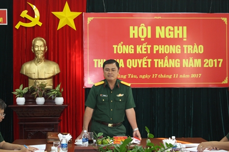 Cụm thi đua các đơn vị tổng kết thi đua khen thưởng và phong trào thi đua quyết thắng năm 2017