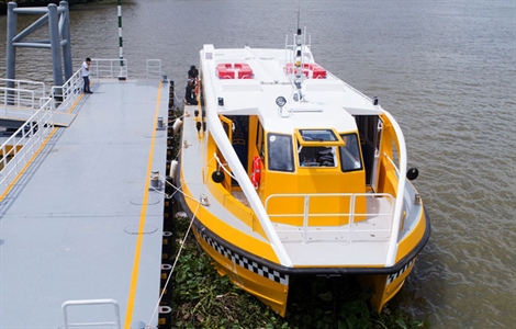 Tuyến buýt đường sông đầu tiên ở TP Hồ Chí Minh sẽ khai trương ngày 25/11